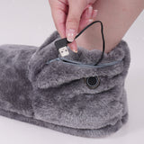 USB cable and zippered power-source pocket